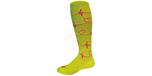 CARDIO YELLOW FLUO  compression stockings 